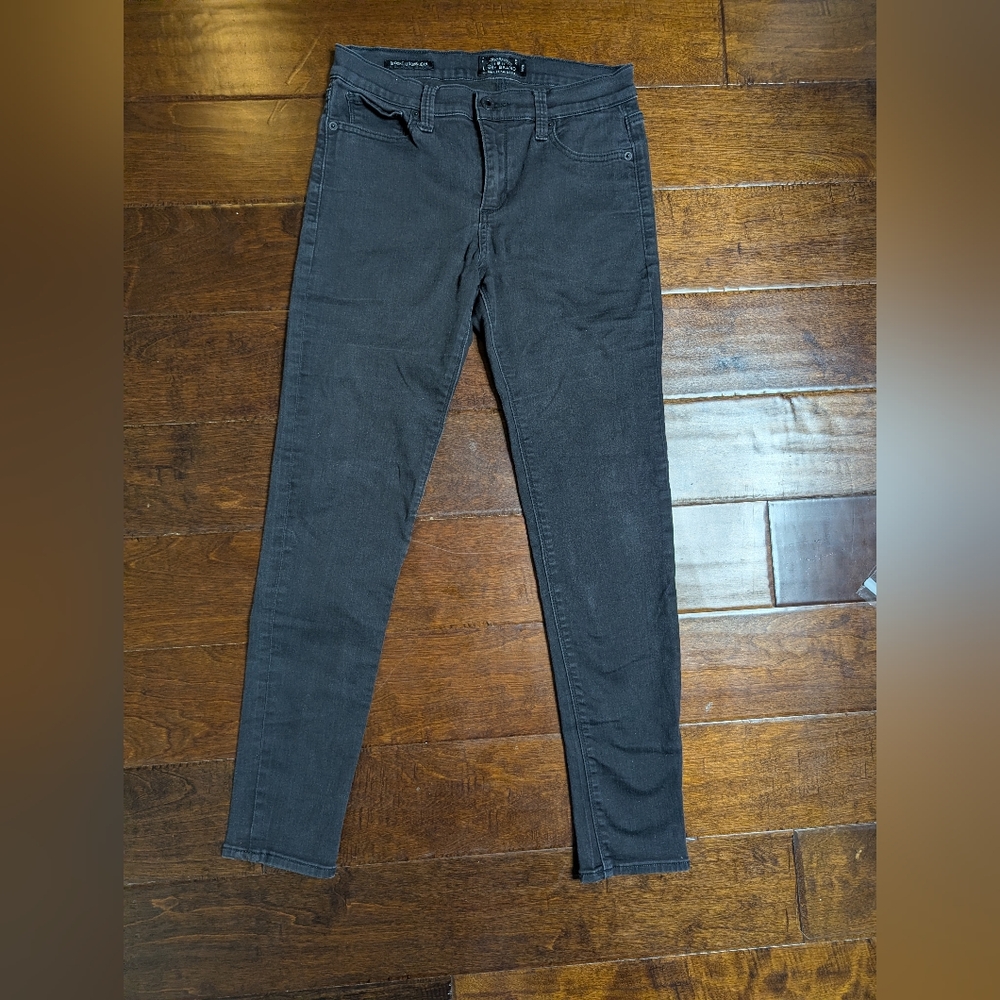 Lucky Brand Jeans Women Size 8 29 Black Wash legging Skinny Denim Gothic Goth